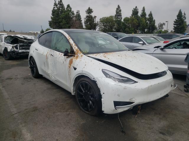 TESLA MODEL Y 2021 with VIN 5YJYGDEE8MF228460 - Photo from auction