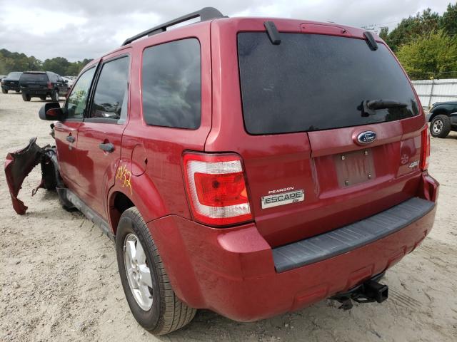 Photo 3 from auction – 2009 FORD ESCAPE XLT with VIN 1FMCU93G89KA86167