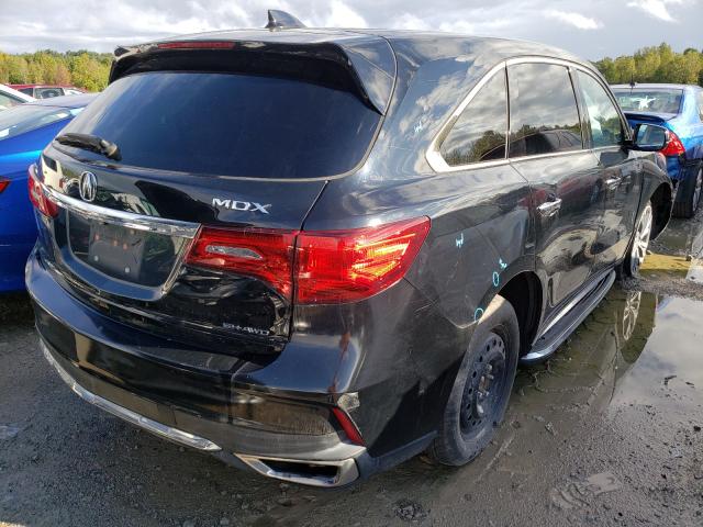 Photo 4 from auction – 2017 ACURA MDX TECHNO with VIN 5FRYD4H57HB017050