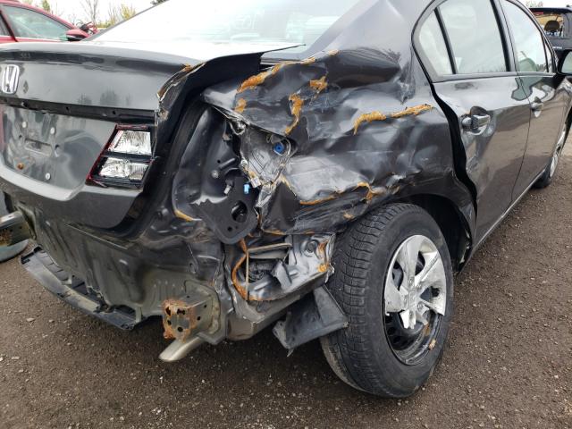 Photo 9 from auction – 2013 HONDA CIVIC LX with VIN 2HGFB2F46DH028141