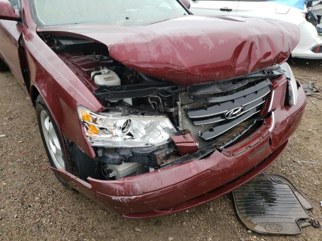 Photo 9 from auction – 2009 HYUNDAI SONATA GLS with VIN 5NPET46F79H412643