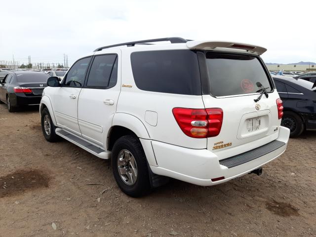 Photo 3 from auction – 2002 TOYOTA SEQUOIA LI with VIN 5TDZT38A32S125314