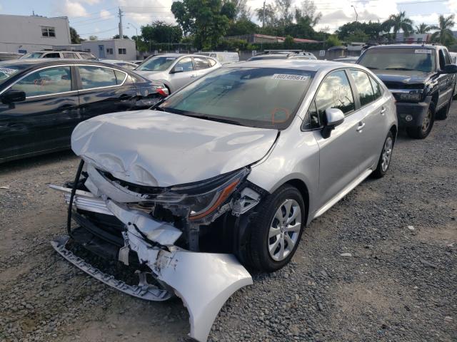 Photo 2 from auction – 2021 TOYOTA COROLLA LE with VIN JTDEPMAE1MJ126239
