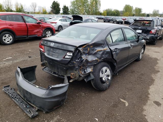 Photo 4 from auction – 2013 HONDA CIVIC LX with VIN 2HGFB2F46DH028141