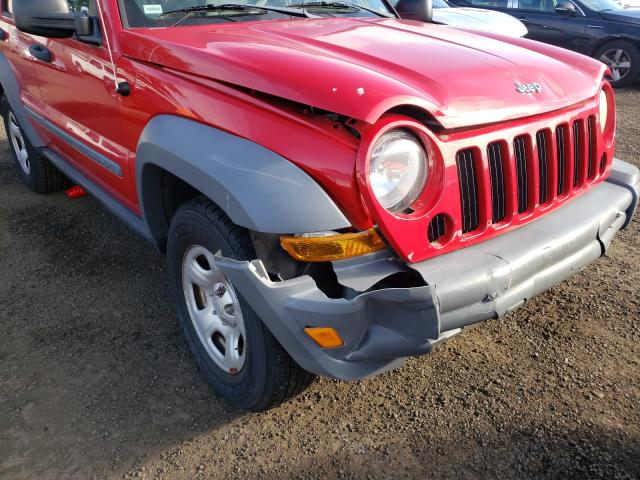 Photo 9 from auction – 2005 JEEP LIBERTY SP with VIN 1J4GL48K55W524133