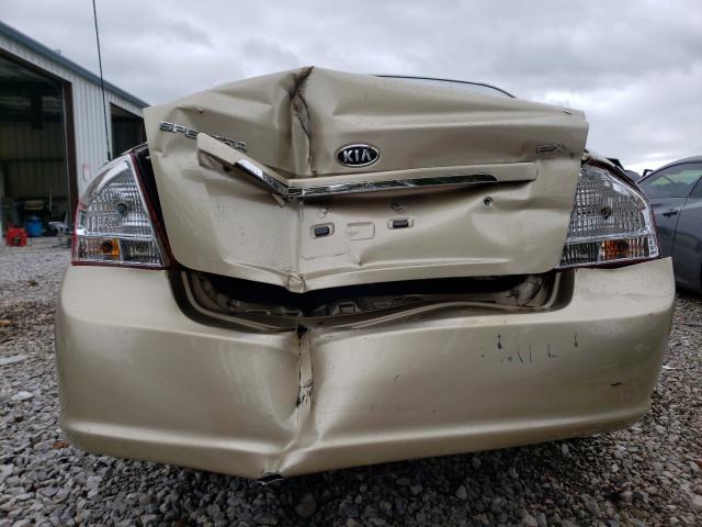 Photo 9 from auction – 2009 KIA SPECTRA EX with VIN KNAFE221295650992
