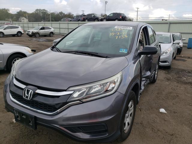 Photo 2 from auction – 2015 HONDA CR-V LX with VIN 5J6RM4H30FL057138