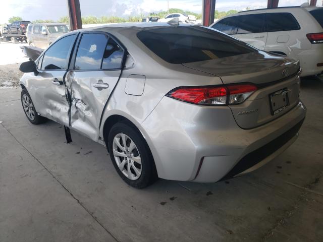 Photo 3 from auction – 2020 TOYOTA COROLLA LE with VIN JTDEPRAE8LJ043449