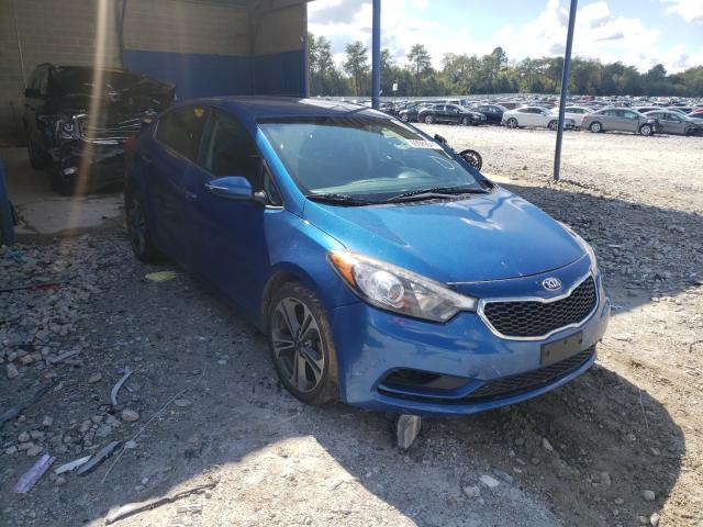 KIA FORTE EX 2014 with VIN KNAFX4A87E5092359 - Photo from auction
