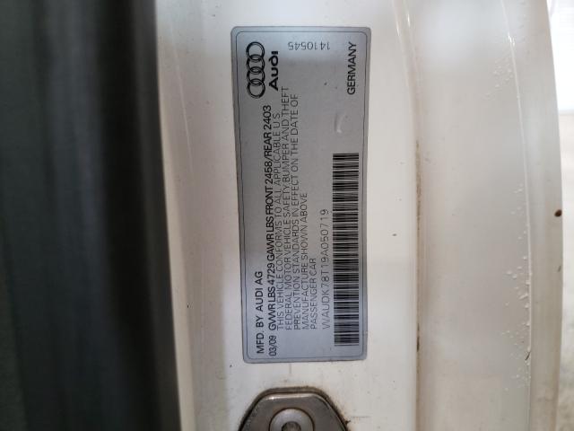 Photo 10 from auction – 2009 AUDI A5 QUATTRO with VIN WAUDK78T19A050719