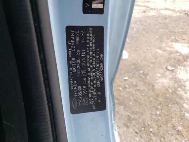 Photo 5 from auction – 2009 HYUNDAI ACCENT GS with VIN KMHCM36C19U129175