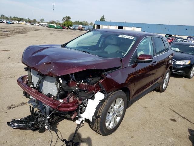 Photo 2 from auction – 2021 FORD EDGE TITAN with VIN 2FMPK4K93MBA49110