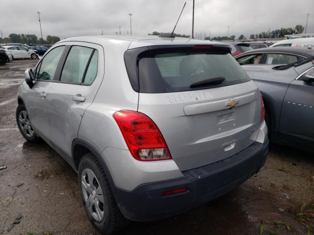 Photo 3 from auction – 2016 CHEVROLET TRAX LS with VIN 3GNCJKSB2GL264510