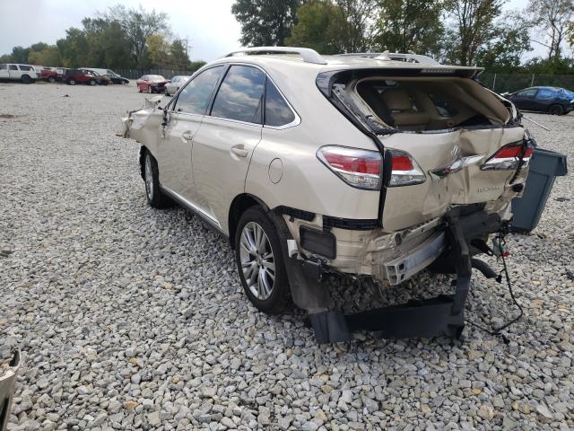 Photo 3 from auction – 2013 LEXUS RX 350 BAS with VIN 2T2BK1BA7DC200380