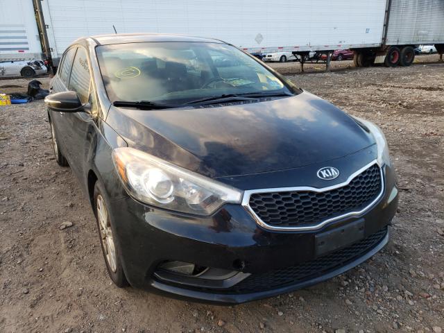 KIA FORTE EX 2014 with VIN KNAFX5A84E5177472 - Photo from auction