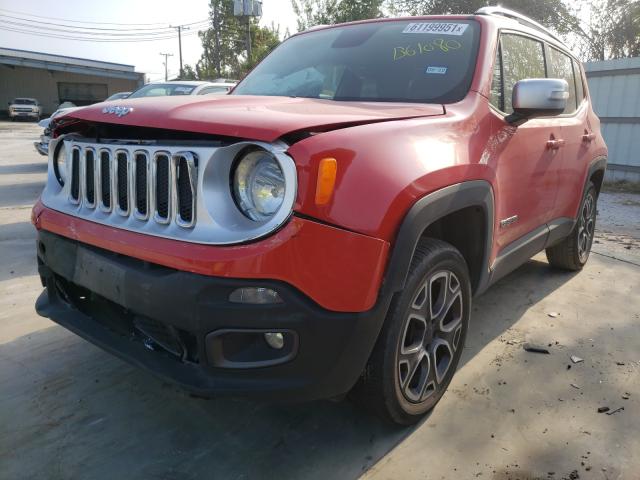 Photo 2 from auction – 2015 JEEP RENEGADE L with VIN ZACCJBDT0FPB61080