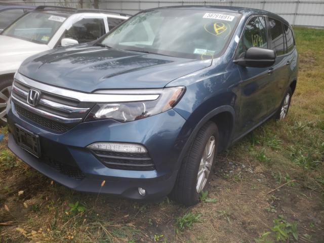 Photo 2 from auction – 2016 HONDA PILOT LX with VIN 5FNYF6H15GB087438