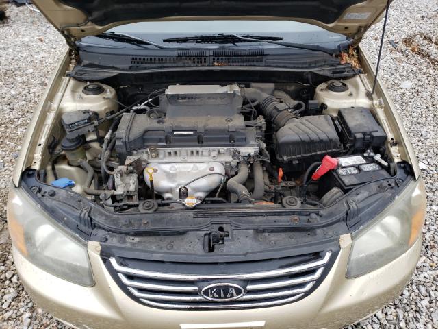 Photo 7 from auction – 2009 KIA SPECTRA EX with VIN KNAFE221295650992