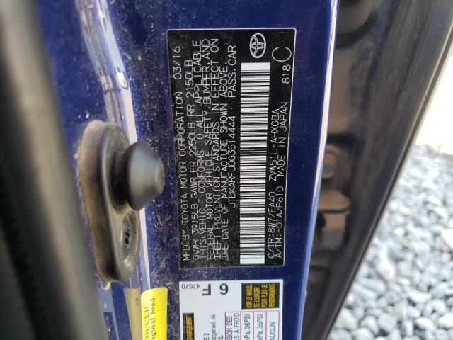 Photo 10 from auction – 2016 TOYOTA PRIUS with VIN JTDKARFU0G3514444