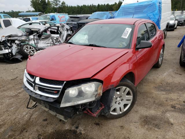 Photo 2 from auction – 2013 DODGE AVENGER SE with VIN 1C3CDZAGXDN747829