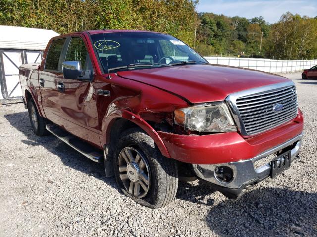 FORD F150 SUPER 2008 with VIN 1FTPW14VX8FA83695 - Photo from auction