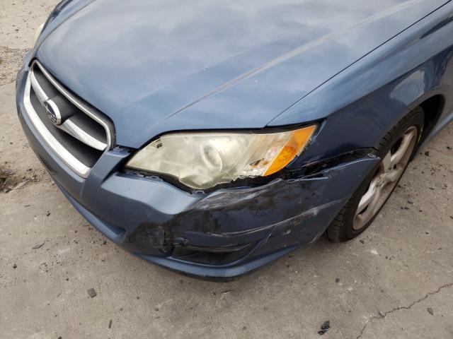 Photo 9 from auction – 2009 SUBARU LEGACY 2.5 with VIN 4S3BL616997220800