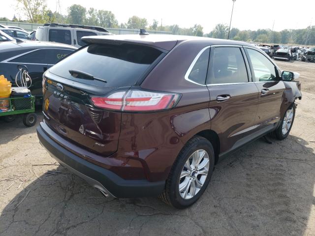 Photo 4 from auction – 2021 FORD EDGE TITAN with VIN 2FMPK4K93MBA49110