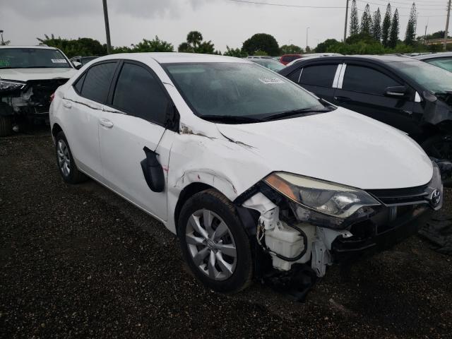 TOYOTA COROLLA L 2015 with VIN 2T1BURHE8FC360102 - Photo from auction