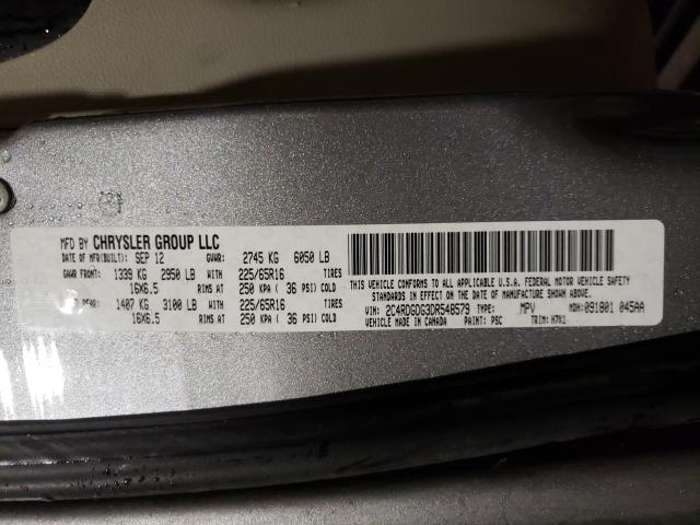 Photo 10 from auction – 2013 DODGE GRAND CARA with VIN 2C4RDGDG3DR548579