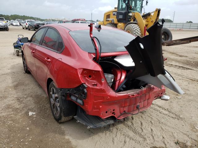 Photo 3 from auction – 2020 KIA FORTE FE with VIN 3KPF24AD8LE166372