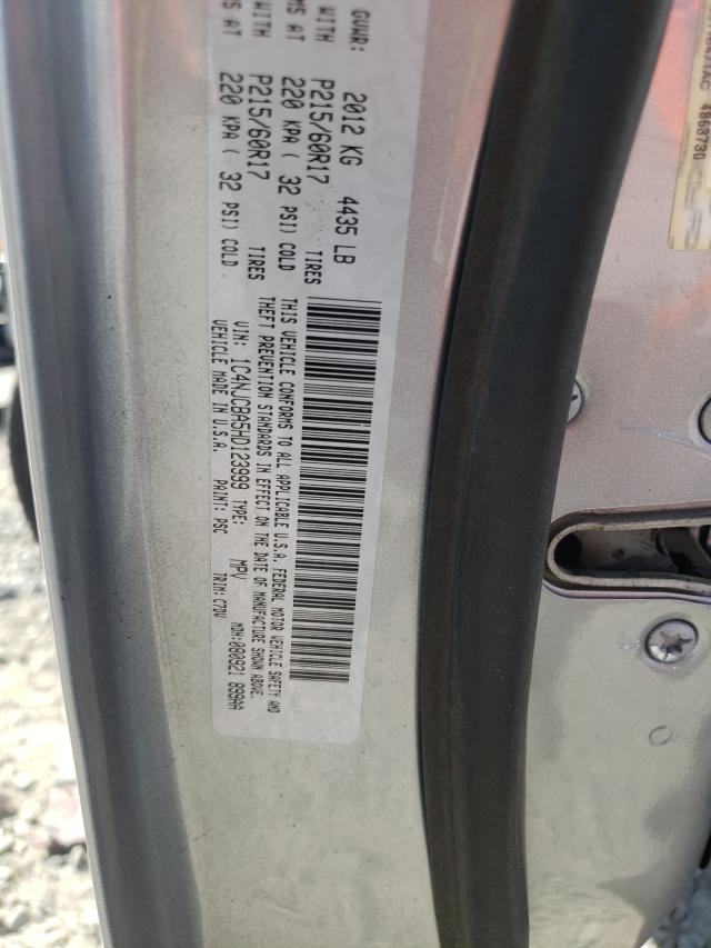 Photo 10 from auction – 2017 JEEP COMPASS SP with VIN 1C4NJCBA5HD123999