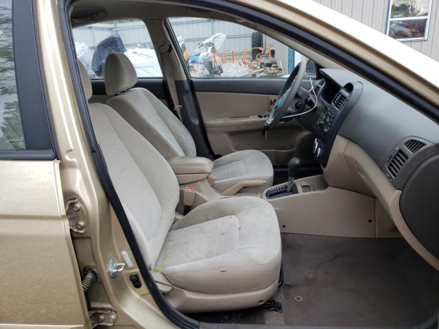 Photo 5 from auction – 2009 KIA SPECTRA EX with VIN KNAFE221295650992