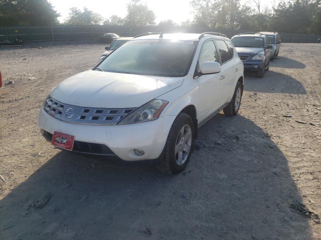 Photo 2 from auction – 2004 NISSAN MURANO SL with VIN JN8AZ08T34W205649