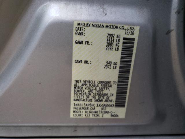 Photo 10 from auction – 2017 NISSAN ALTIMA 3.5 with VIN 1N4BL3AP8HC169860