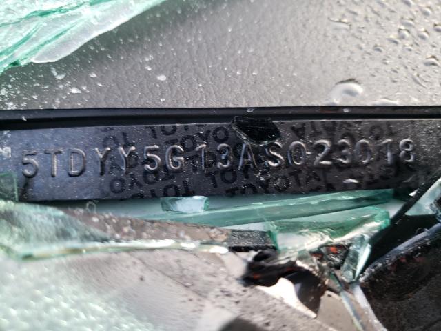 Photo 10 from auction – 2010 TOYOTA SEQUOIA PL with VIN 5TDYY5G13AS023018