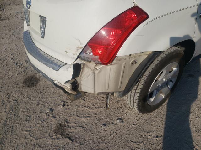 Photo 9 from auction – 2004 NISSAN MURANO SL with VIN JN8AZ08T34W205649