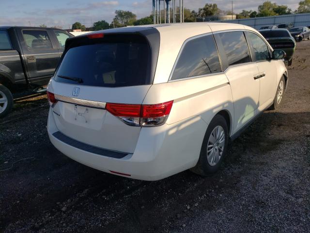 Photo 4 from auction – 2015 HONDA ODYSSEY LX with VIN 5FNRL5H25FB083761