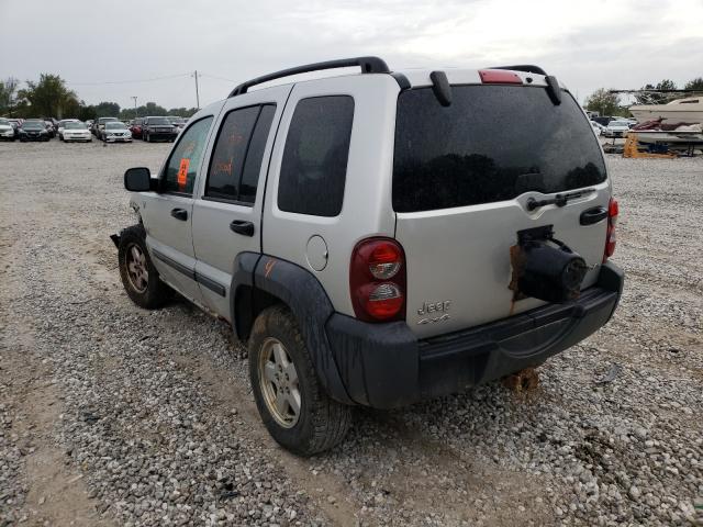 Photo 3 from auction – 2007 JEEP LIBERTY SP with VIN 1J4GL48K77W519325