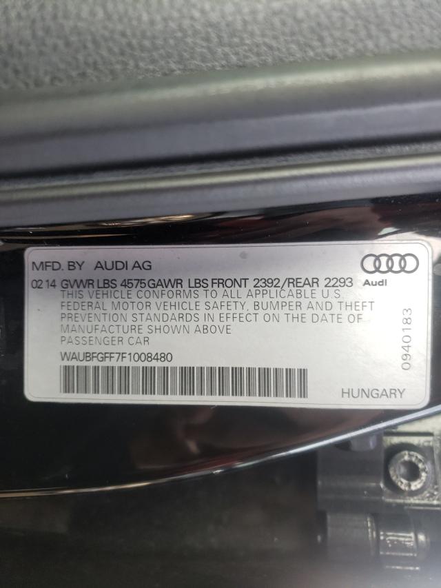 Photo 10 from auction – 2015 AUDI A3 with VIN WAUBFGFF7F1008480