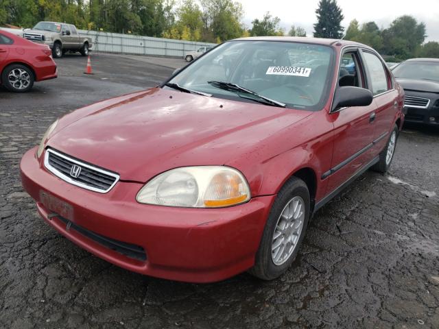 Photo 2 from auction – 1998 HONDA CIVIC LX with VIN 1HGEJ6674WL034686