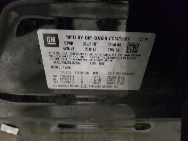 Photo 10 from auction – 2019 BUICK ENCORE PRE with VIN KL4CJASB9KB760914