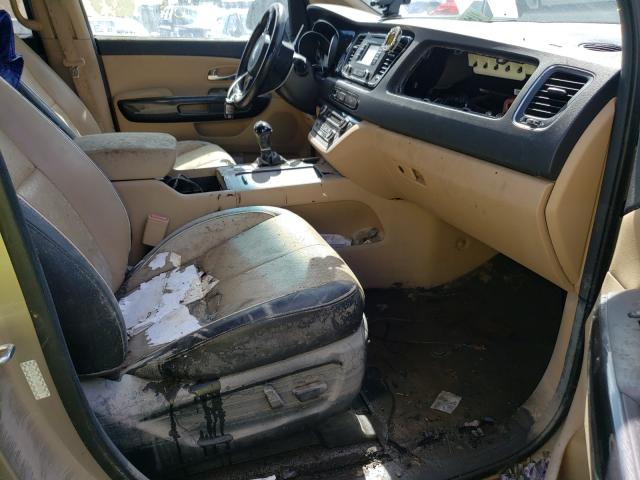Photo 5 from auction – 2015 KIA SEDONA EX with VIN KNDMC5C17F6047073