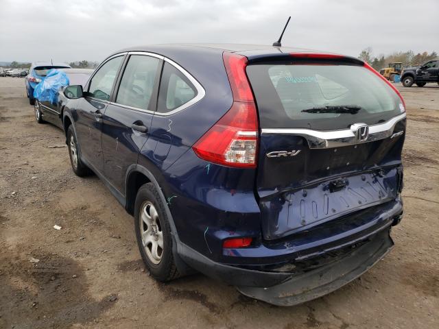 Photo 3 from auction – 2015 HONDA CR-V LX with VIN 5J6RM4H38FL094597