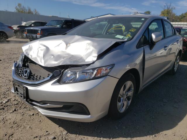 Photo 2 from auction – 2014 HONDA CIVIC LX with VIN 19XFB2F57EE266259