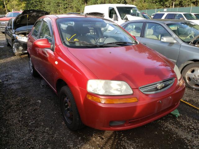 CHEVROLET AVEO BASE 2005 with VIN KL1TD52675B409082 - Photo from auction