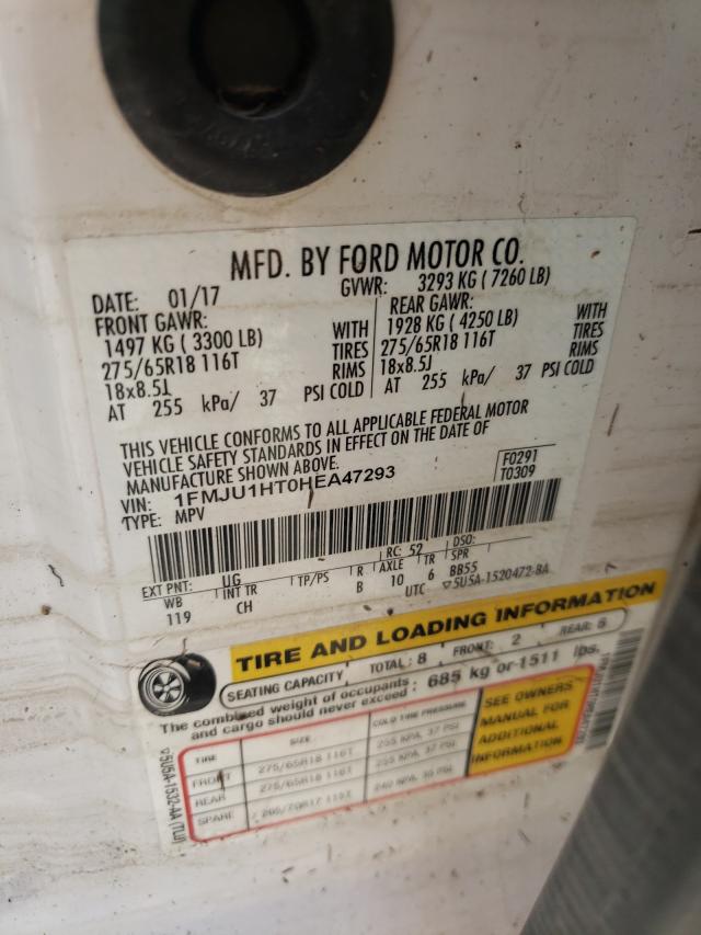 Photo 10 from auction – 2017 FORD EXPEDITION with VIN 1FMJU1HT0HEA47293