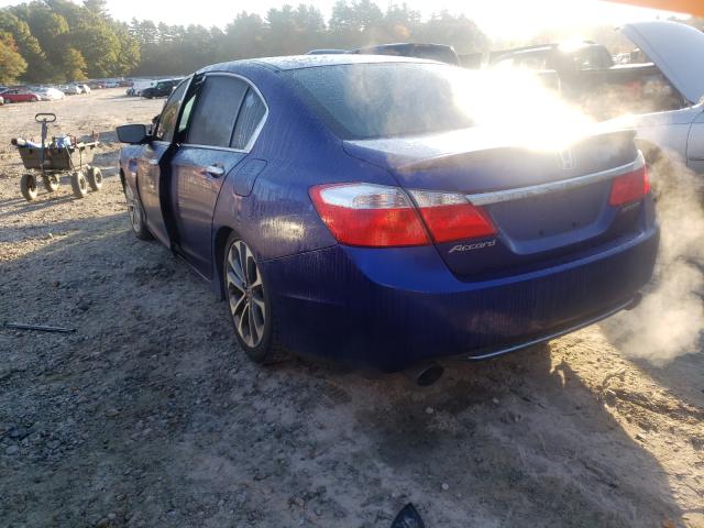 Photo 3 from auction – 2014 HONDA ACCORD SPO with VIN 1HGCR2F55EA203129