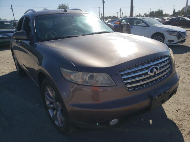 INFINITI FX45 2004 with VIN JNRBS08W34X400496 - Photo from auction