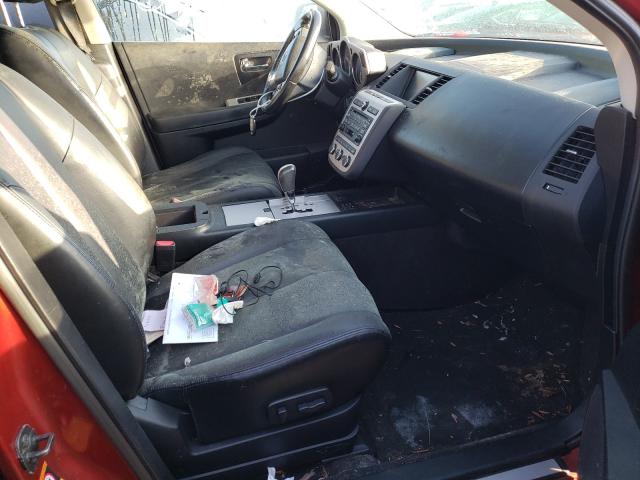 Photo 5 from auction – 2007 NISSAN MURANO with VIN JN8AZ08T27W517658