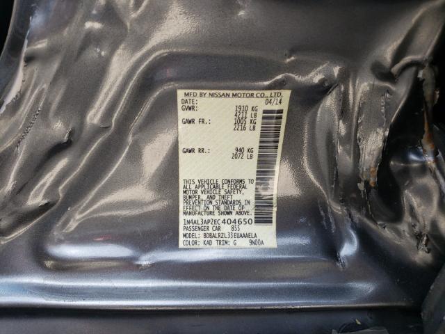 Photo 10 from auction – 2014 NISSAN ALTIMA 2.5 with VIN 1N4AL3AP2EC404650